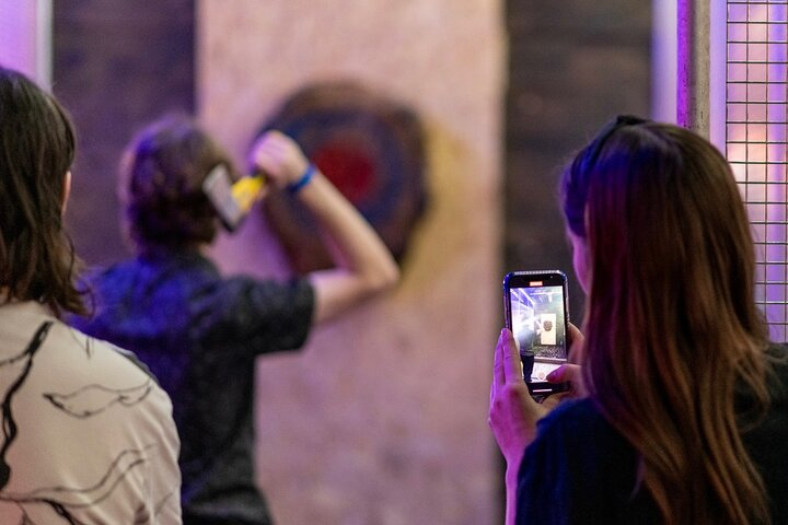 1 hour Private  Axe Throwing Experience in Eastbourne - Photo 1 of 6